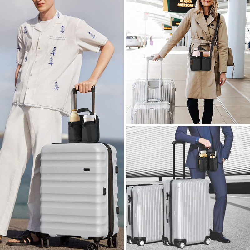 Piiriülene pagasitopsihoidja, topsikomplekt, joogihoidja, kaasaskantav kohvihoidja, reisitopsihoidja