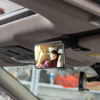 Bērnu automašīnas atpakaļskata spogulis 360 grādu rotācija bērnu novērošanas spogulis automašīnai Bērnu spogulis ar piesūcekni automašīnas atpakaļskata spogulis
