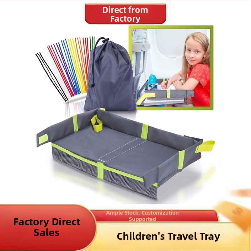 Kokkupandav laste ja täiskasvanute reisialus lennukilauale - tegevuste ja mängude jaoks