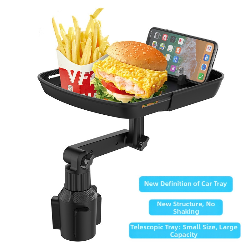 Držiak na mobilný telefón do auta Tác na jedlo Nápoje Káva Malý stolík Stojan na potraviny Pohár s vodou Amazon Hot Sale