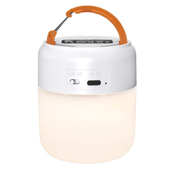 Нова нощна лампа за къмпинг, сензорен превключвател с кука, три източника на светлина, безстепенно затъмняване, къмпинг лампа, външна лампа за палатка