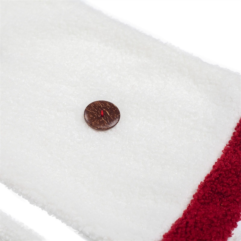 Kalėdinis šalikas, parduodamas užsienyje, naujas produktas, Kalėdinis sniego senio šalikas, Kalėdinės dekoracijos, madingas ir mielas baltas šalikas