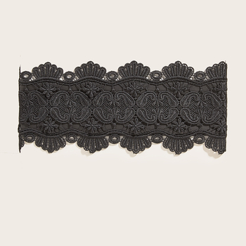 Brâu pentru femei, curea din material textil cu rochie, bandă de talie, decorațiune din dantelă, elastic lat, la modă și versatilă