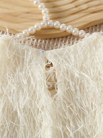 Φόρεμα για κορίτσια Καλοκαίρι για νέο μωρό Απλή ιδιοσυγκρασία Φόρεμα υψηλής ποιότητας Φόρεμα με ντραπέ φούντα Πριγκίπισσα Φόρεμα