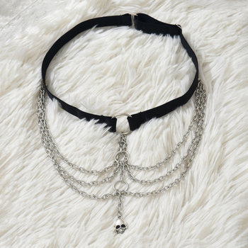 Naiste isikupärastatud lihtsad mitmekülgsed rõivaaksessuaarid asümmeetriline ketirõngas ripats elastne suur jalarõngas P0355