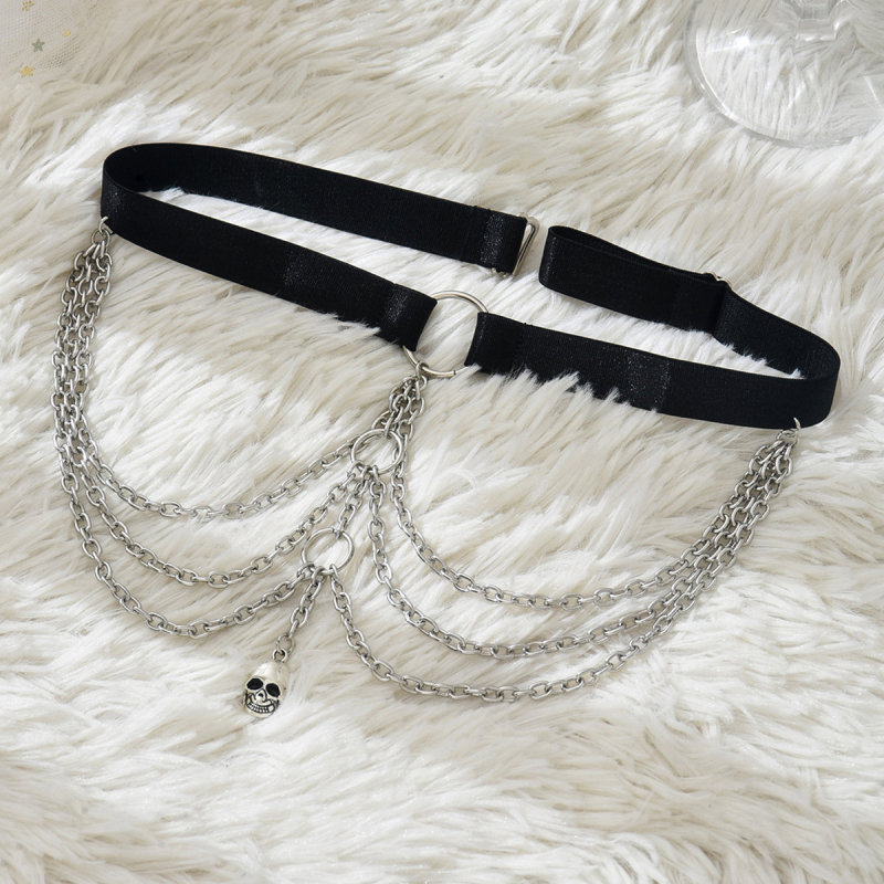 Naiste isikupärastatud lihtsad mitmekülgsed rõivaaksessuaarid asümmeetriline ketirõngas ripats elastne suur jalarõngas P0355