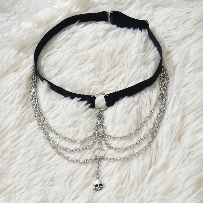 Naiste isikupärastatud lihtsad mitmekülgsed rõivaaksessuaarid asümmeetriline ketirõngas ripats elastne suur jalarõngas P0355