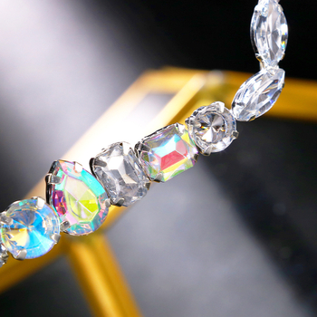 Euroopa ja Ameerika populaarsed rhinestone`i prillide raamid lihtsad läätsevabad moodne isiksus internetikuulsuste näokaunistused fototarvikud