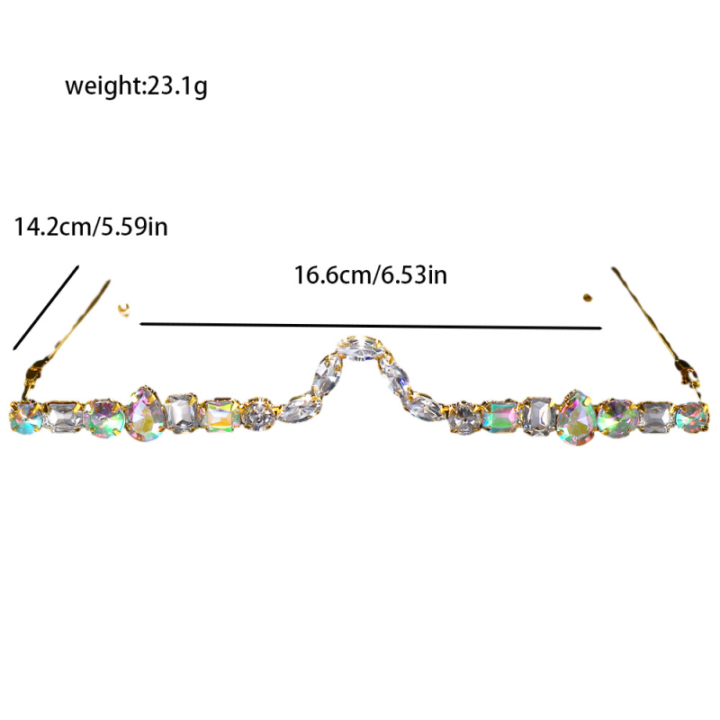 Europietiškai ir amerikietiškai parduodami kalnų krištoliniai akinių rėmeliai, paprasti, be lęšių, mados asmenybės, interneto įžymybių veido dekoravimo, nuotraukų aksesuarai.