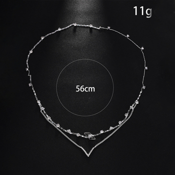 Piiriülene uus kivikestega kahekihiline juuksekett, boheemlaslik Euroopa ja Ameerika pruudi peakate, lihtne peakate, juuksekett