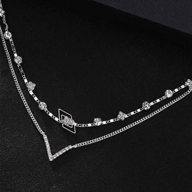 Nauja tarpvalstybinė dvisluoksnė cirkonio plaukų grandinėlė, bohemiška europietiška ir amerikietiška nuotakos galvos apdangalas, paprasta galvos apdangalo plaukų grandinėlė