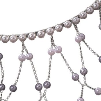 Ευρωπαϊκή και αμερικανική νέα κορδέλα με μαργαριτάρια και φούντα, σχέδιο με πλέγμα, φόρεμα με νεράιδα, ευέλικτα αξεσουάρ για το κεφάλι