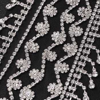 Tarpvalstybinis karšto pardavimo vandens lašo kutais kaktos grandinėlė nuotakos papuošalai madingi prabangūs cirkonio galvos juosta