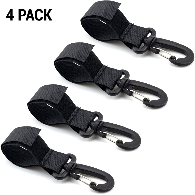 Ghidon universal cu cârlig dublu pentru trotinete electrice, mașini, cărucioare pentru bebeluși și depozitare accesorii pentru cărucioare