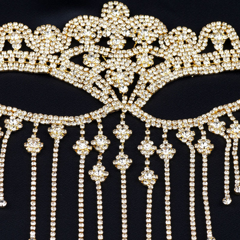 Euroopa ja Ameerika rhinestones isiksuse tutiga mask Halloweeni lihtsate moepallidega aksessuaaride kõrvarõngaste peakatetega