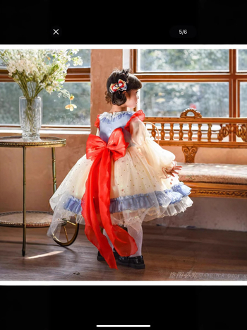 Lányok Hófehérke hercegnő ruha Tavaszi Lolita Gyermek ruha Tavaszi lány ruha 2025 Új Szoknya