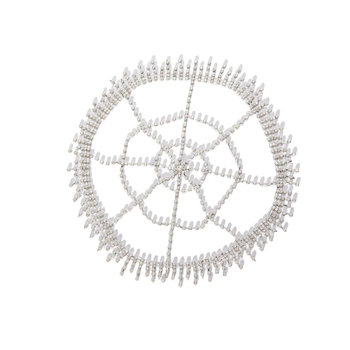 Νέο καπέλο με στρας με φούντα, ευρωπαϊκή και αμερικανική διασυνοριακή μόδα, πλήρης διαμαντένια σκηνική παράσταση, αξεσουάρ μαλλιών, γυναικεία κορδέλα μαλλιών