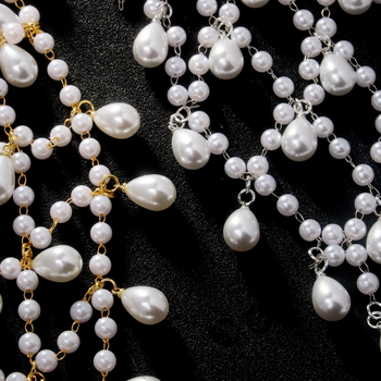 AliExpress Εκρηκτική Κορδέλα για Καπέλο με Πλέγμα Γυναικεία Κορδέλα για Καπέλο με Μαργαριτάρια του 1920 Μποέμ Μόδα Ρετρό Καπέλα