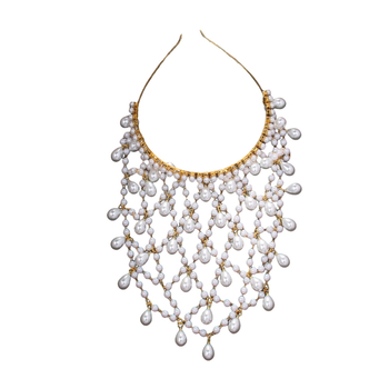 AliExpress Εκρηκτική Κορδέλα για Καπέλο με Πλέγμα Γυναικεία Κορδέλα για Καπέλο με Μαργαριτάρια του 1920 Μποέμ Μόδα Ρετρό Καπέλα