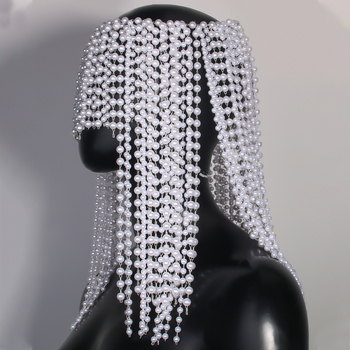 Rankų darbo europietiškos ir amerikietiškos nuotakos formos galvos apdangalai su karštais perlais, kutais, šaudymo scenos plaukų aksesuarai, skirti nuotakai ir kitiems pasirodymams.