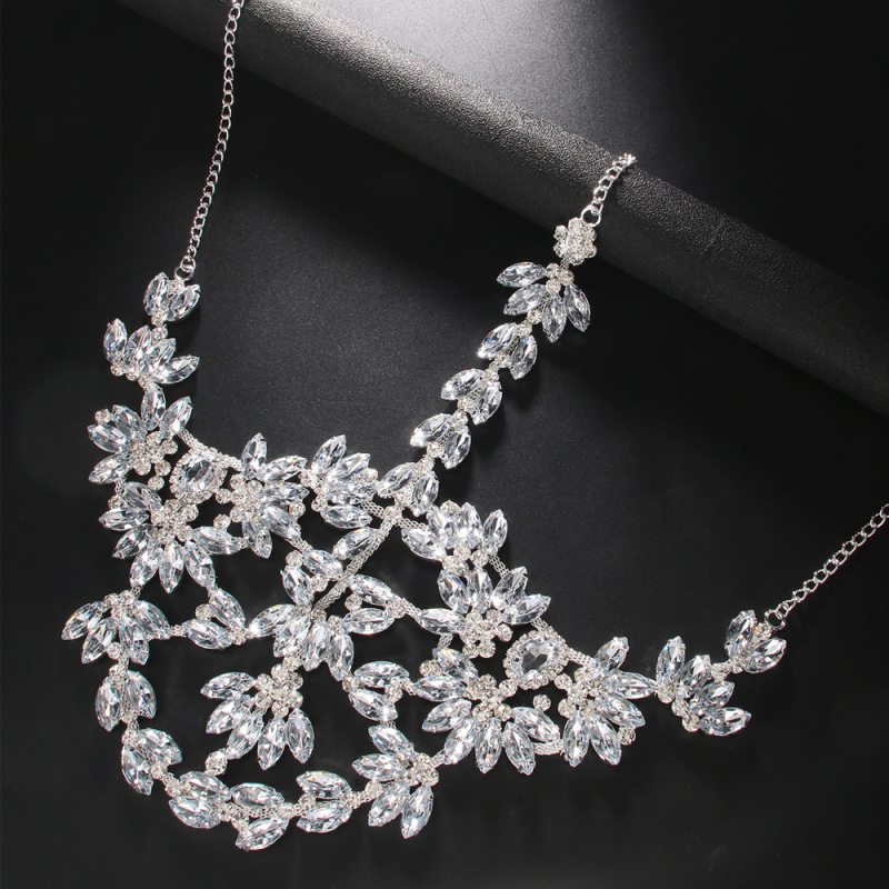 Европейски и американски трансгранични бижута Преувеличена маска с кристали Хелоуин Маскарад Парти Диамантена маска за лице