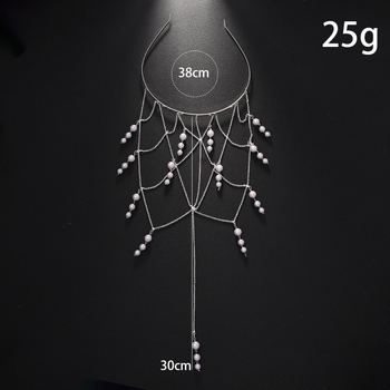 Νέα κορδέλα μαλλιών με φούντα από μαργαριτάρια σε στυλ νεράιδας του δάσους, κομμένα αξεσουάρ μαλλιών, αξεσουάρ γάμου για δεξιώσεις, καλύμματα κεφαλιού