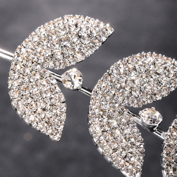 Ευρωπαϊκή και αμερικανική κομψή νυφική κορδέλα με κυματιστό νήμα, απλή κορδέλα με στρας και φύλλα, ελαφριά πολυτελής μόδα, φόρεμα για δεξιώσεις