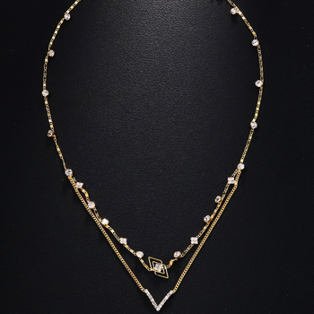 Tarpvalstybinė nauja indiška tradicinė dvigubo sluoksnio galvos grandinėlė, europietiška ir amerikietiška, aukščiausios klasės nuotakos plaukų grandinėlė, plaukų aksesuarai iš cirkonio