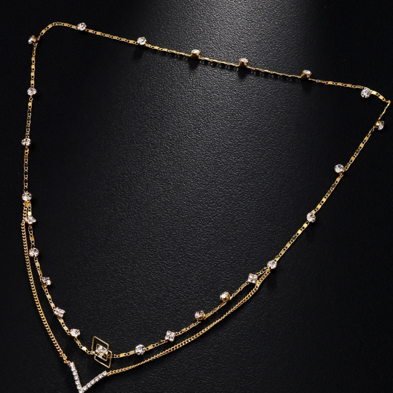 Tarpvalstybinė nauja indiška tradicinė dvigubo sluoksnio galvos grandinėlė, europietiška ir amerikietiška, aukščiausios klasės nuotakos plaukų grandinėlė, plaukų aksesuarai iš cirkonio