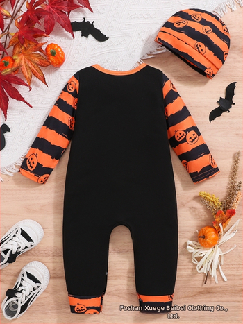 Εξωτερικό Εμπόριο Άνοιξη και Καλοκαίρι 2025 Βρεφικά και Παιδικά Ρούχα Ολόσωμη Φόρμα με Κινούμενα Σχέδια και Στάμπα, Μακρυμάνικη Φόρμα Σέρνεται