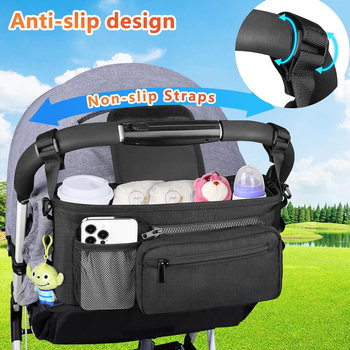 Amazoni jalutuskäru topsihoidja jalutuskäru hoiukott multifunktsionaalne hoiukott jalutuskäru hoiukott topsihoidjaga