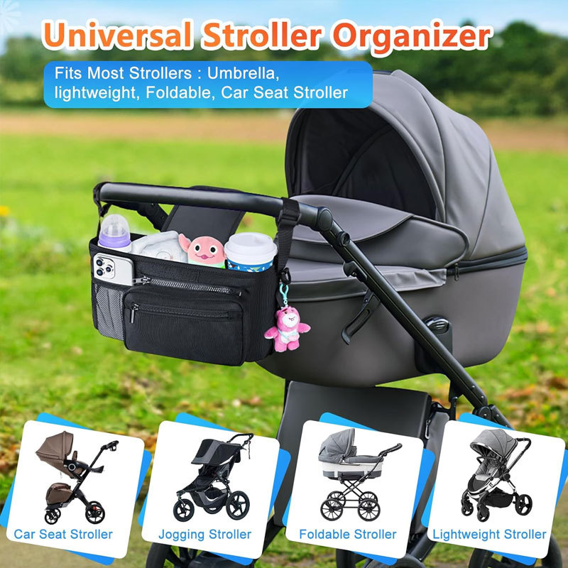 Amazoni jalutuskäru topsihoidja jalutuskäru hoiukott multifunktsionaalne hoiukott jalutuskäru hoiukott topsihoidjaga