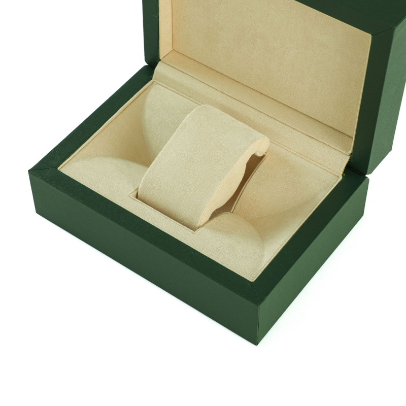 Aukštos klasės laikrodžių dėžutė, PU odos dovanų papuošalų demonstravimo saugykla, medinė kolekcija, pažangi žalio vandens vaiduoklio laikrodžių dėžutė