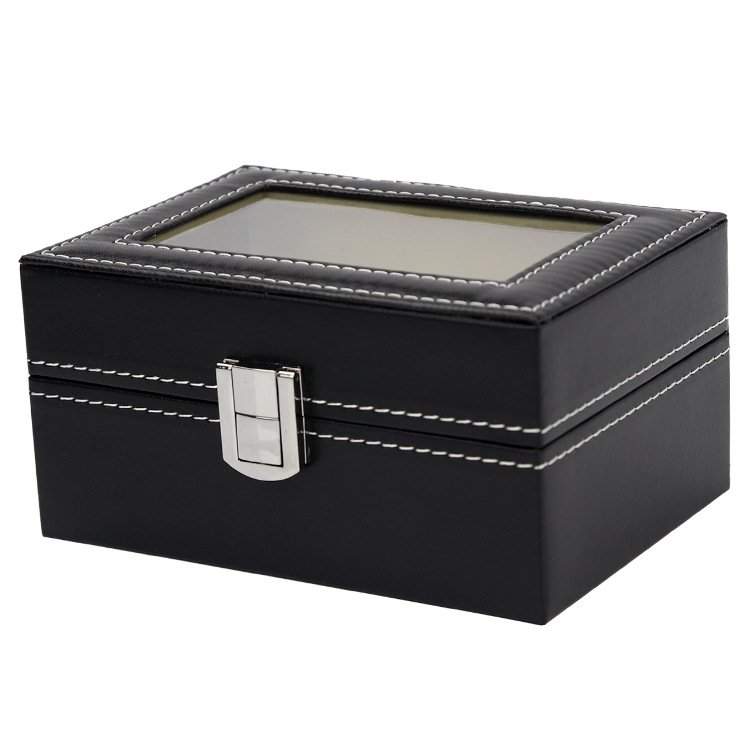 3 laikrodžių dėžutės šeimos nuotraukų laikymo dėžutė 3 moteriškų laikrodžių vitrinos PU laikrodžių dėžučių gamintojai didmeninė prekyba