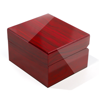 Išskirtinė laikrodžių dėžutė, papuošalų pakavimo dėžutė, medinė laikrodžių dėžutė, apverčiama papuošalų pakavimo dėžutė, violetinė raudona, aukštos kokybės medinė dėžutė