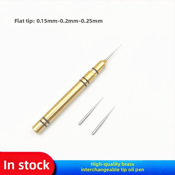 Lauaparandustööriist, terava otsaga õlipliiats, messingist vahetatava otsaga õlipliiats, messingist õlipliiats, lameda suuga terava otsaga õlipliiats