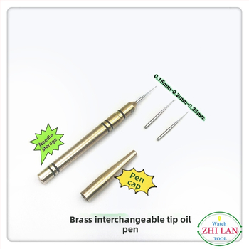 Lauaparandustööriist, terava otsaga õlipliiats, messingist vahetatava otsaga õlipliiats, messingist õlipliiats, lameda suuga terava otsaga õlipliiats