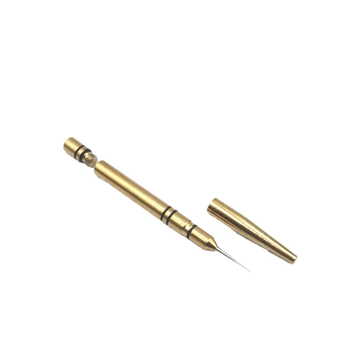 Lauaparandustööriist, terava otsaga õlipliiats, messingist vahetatava otsaga õlipliiats, messingist õlipliiats, lameda suuga terava otsaga õlipliiats