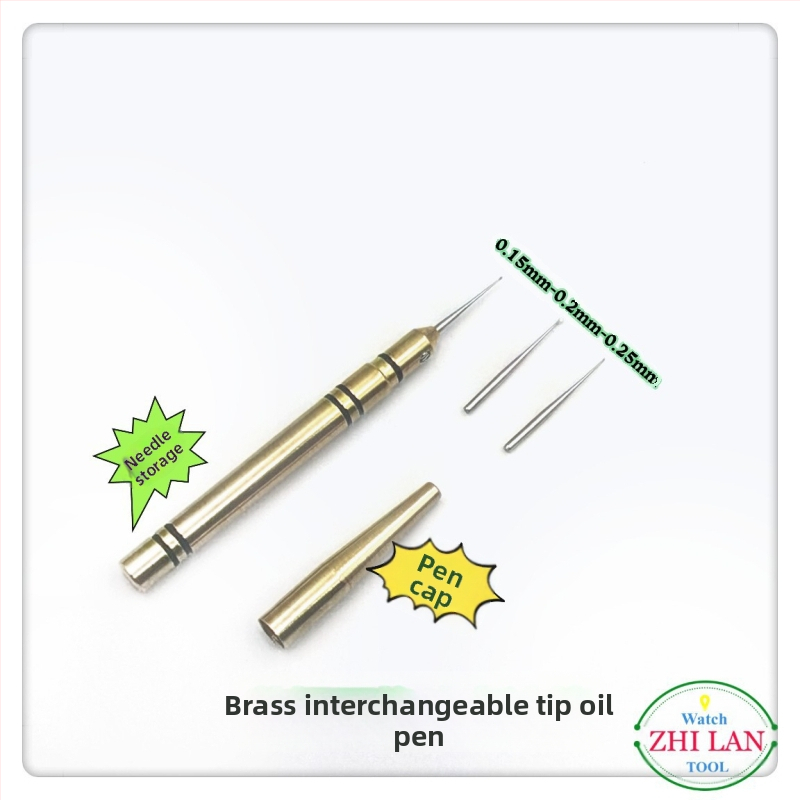 Lauaparandustööriist, terava otsaga õlipliiats, messingist vahetatava otsaga õlipliiats, messingist õlipliiats, lameda suuga terava otsaga õlipliiats