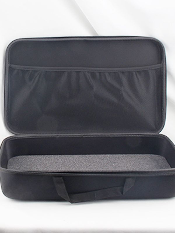 Kvadratinis Eva kieto apvalkalo krepšys 41 * 26 * 9,5 cm kempinės formos meškerės ratų priedai įrankių dėžė žvejybos įrangos krepšys F130 kietas