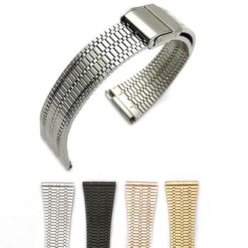 Малка талия, нов дизайн, поддръжка, бързо освобождаване, превключвател, сурово ухо от бамбук, каишка за часовник от неръждаема стомана