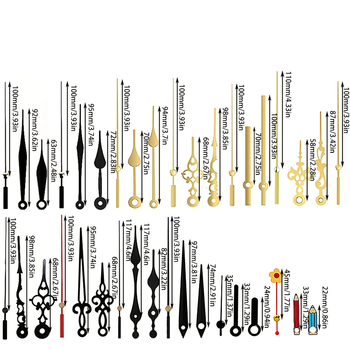 Tarpvalstybinis karšto pardavimo kvarcinio laikrodžio mechanizmo adatų derinys, 12 rodyklių rinkinių, sieninio laikrodžio mechanizmo rodyklių priedų remontas ir keitimas