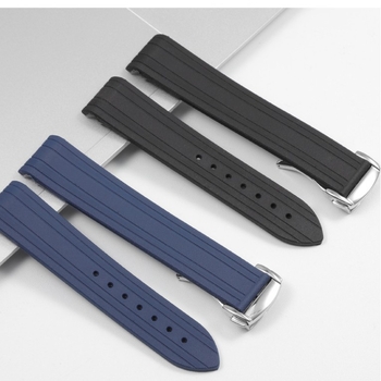 Omega Omega gumijas siksniņa ar salokāmu sprādzi, jauna Seamaster 300 Speedmaster 007 Observatory silikona siksniņa ar 20 mm