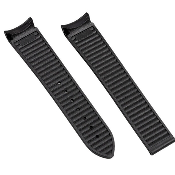 Omega Omega gumijas siksniņa ar salokāmu sprādzi, jauna Seamaster 300 Speedmaster 007 Observatory silikona siksniņa ar 20 mm