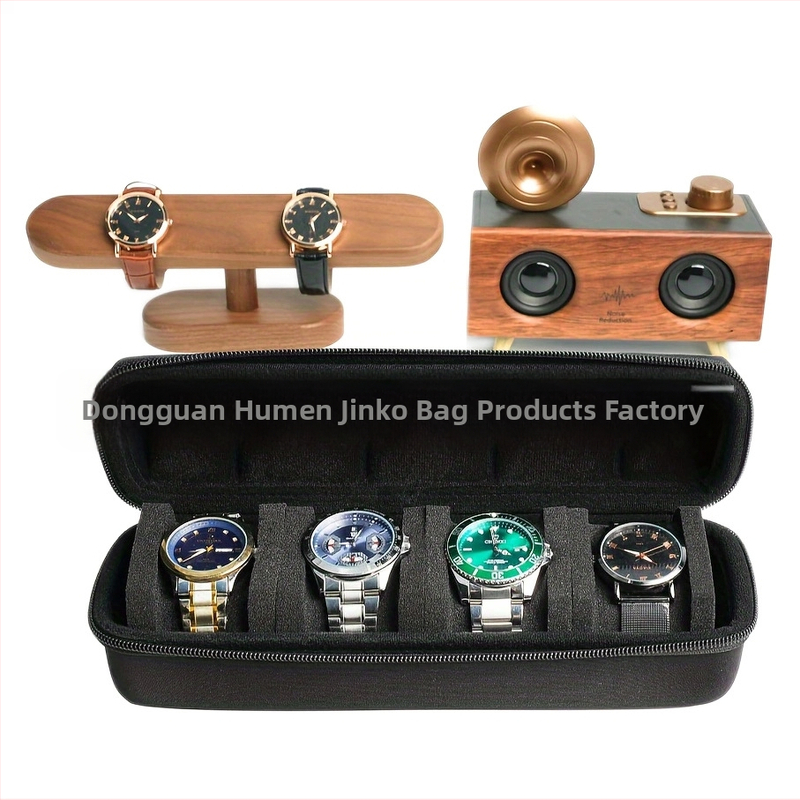 Фабрична директна кутия за съхранение на 4 часовника, преносима твърда чанта за съхранение на часовници, чанта от EVA