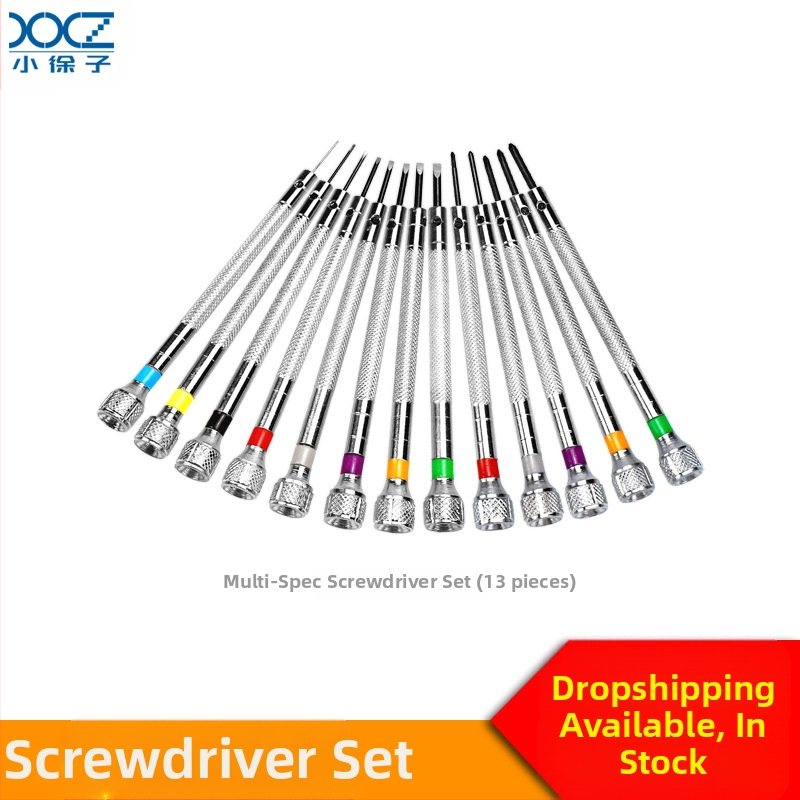 Stalo remonto įrankis, daugiafunkcis 0,6–2,0 vieno žodžio „Phillips“ atsuktuvas, 13 dydžių