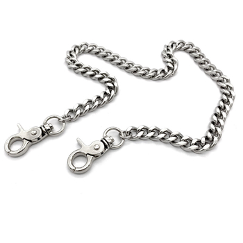 Ευρωπαϊκό και αμερικανικό ανοξείδωτο ατσάλι με αντιολισθητική αλυσίδα, μεταλλική αλυσίδα παντελονιού, διάφορα μπρελόκ, αλυσίδα τιτανίου-χάλυβα, κοσμήματα, πλήρεις προδιαγραφές