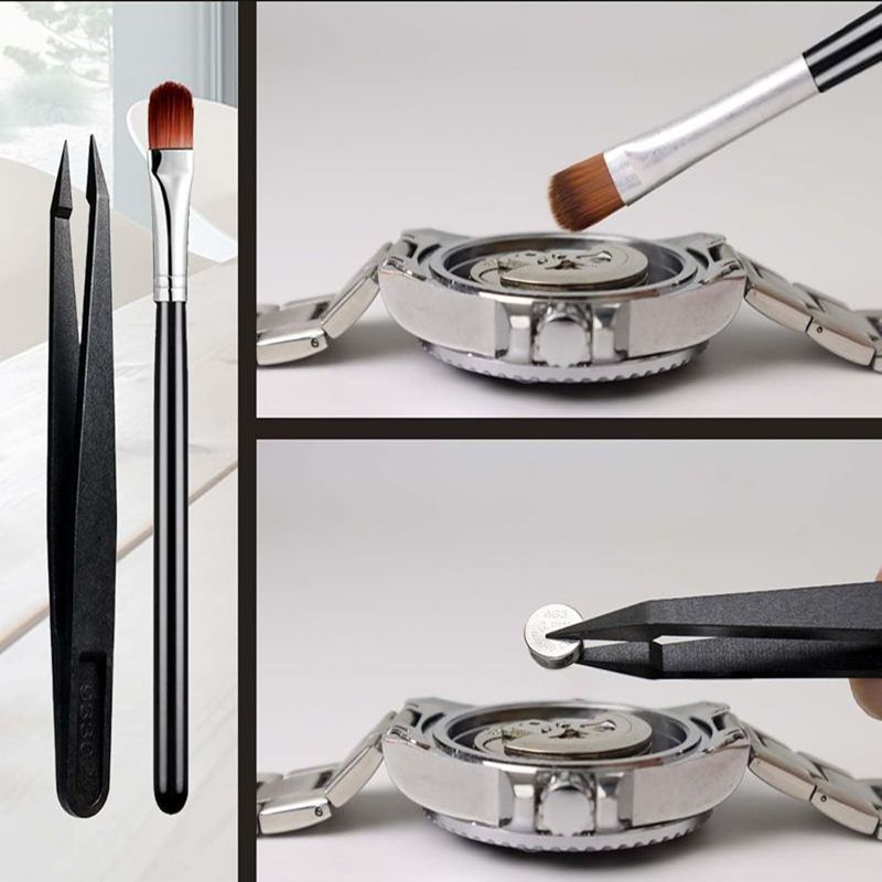 Инструмент за ремонт на часовници, 81 части, инструмент за пресоване на часовници, смяна на батерия за часовник, смяна на връзка за часовник