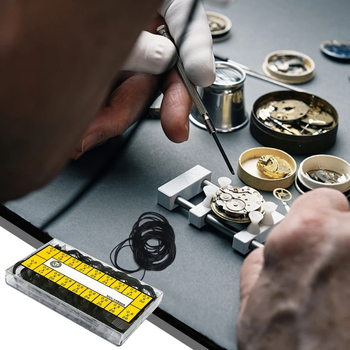 Ūdensnecaurlaidīgs pulksteņa gredzens O veida gumijas ūdensnecaurlaidīgs gredzens Kvadrātveida blīvējuma gredzens Pulksteņa aizmugurējā vāciņa ūdensnecaurlaidīgu gredzenu komplekts