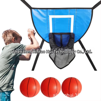 Batuudi hüppevoodi korvpalliraami tagalaud lastele spetsiaalne piiriülene varustus rippuv korvpallilaud pandlaga korvpalliraam